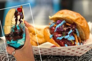 Supernova Sandwich and Ice Cream at LEGOLAND Florida for Galacticoaster - image by Dani Meyering comp