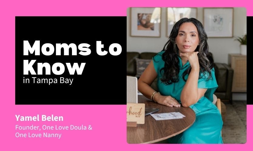 Moms to KNOW image featuring founder Yamel Belen