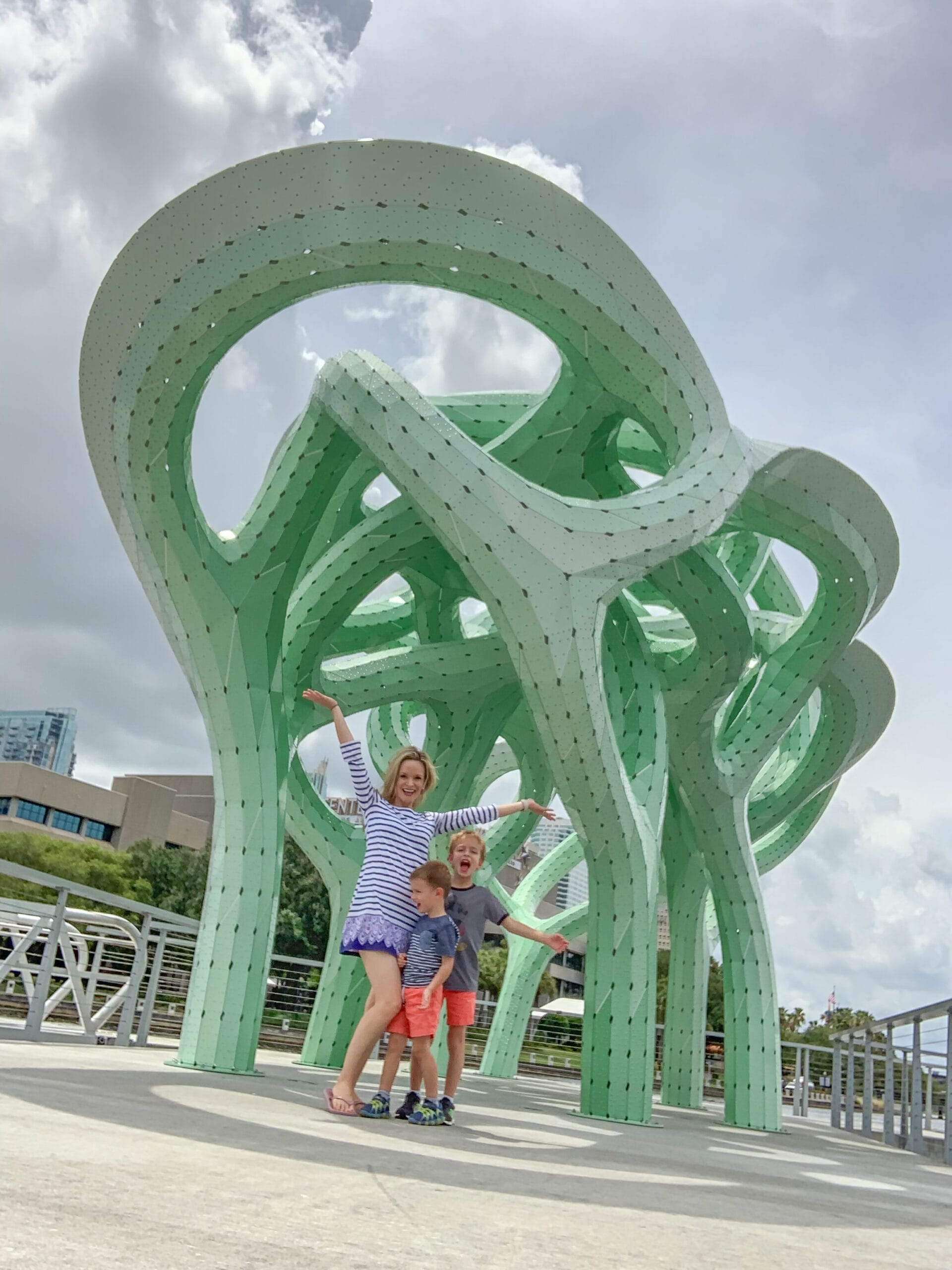 The Form of Wander at Julian B. Lane Riverfront Park. Photo by Laura Byrne.