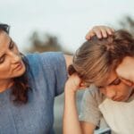 a mother starting conversations about teen drinking with her son