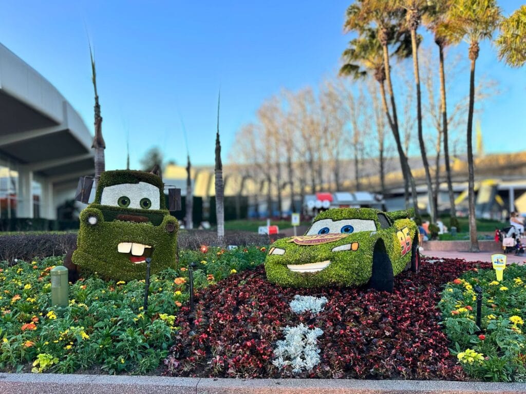 Cars Topiaries EPCOT Flower and Garden Festival 2026 - image by Dani Meyering comp