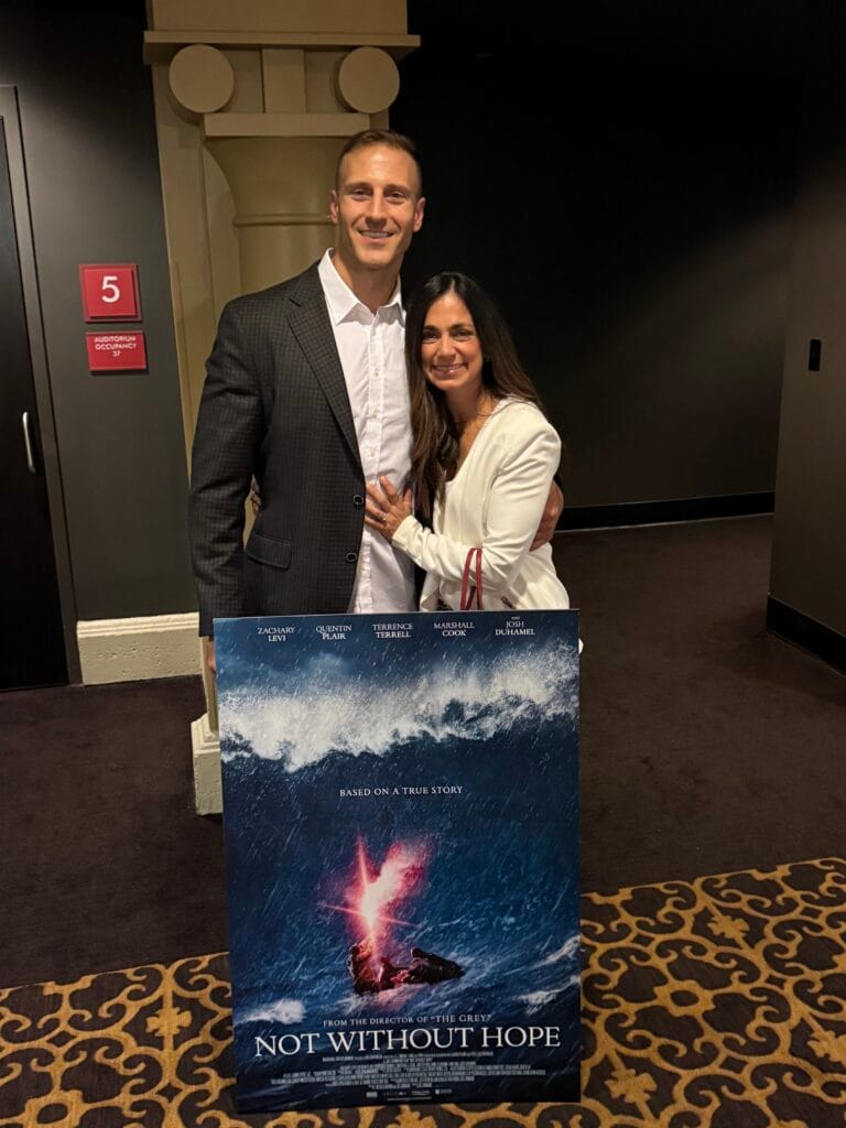 Nick Schuyler at Not Without Hope movie screening