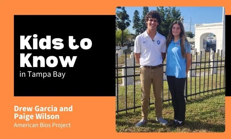 Kids to KNOW feature from the February issue of Tampa Bay Parenting Magazine