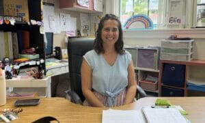Kindergarten Teacher Daniele Pepe at Roosevelt Elementary School