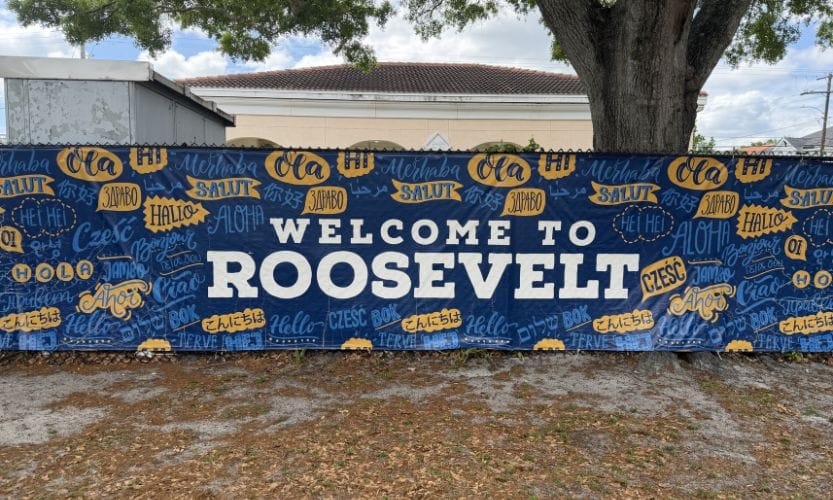 Roosevelt Elementary School banner 