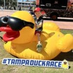 Incredible duck race