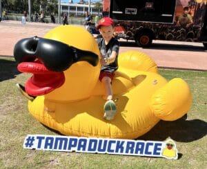 Incredible duck race