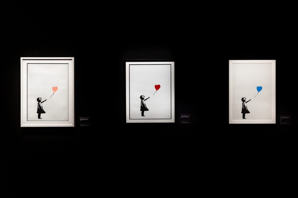 Banksy_Girl with Balloon_ Trio Edition - Credit Kyle Flubacker