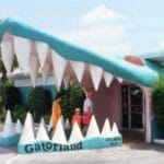 Old Florida Attractions: Vintage photo of Gatorland in Orlando, FL