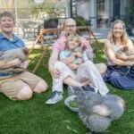 The Hartney family with their Tampa Chickens!