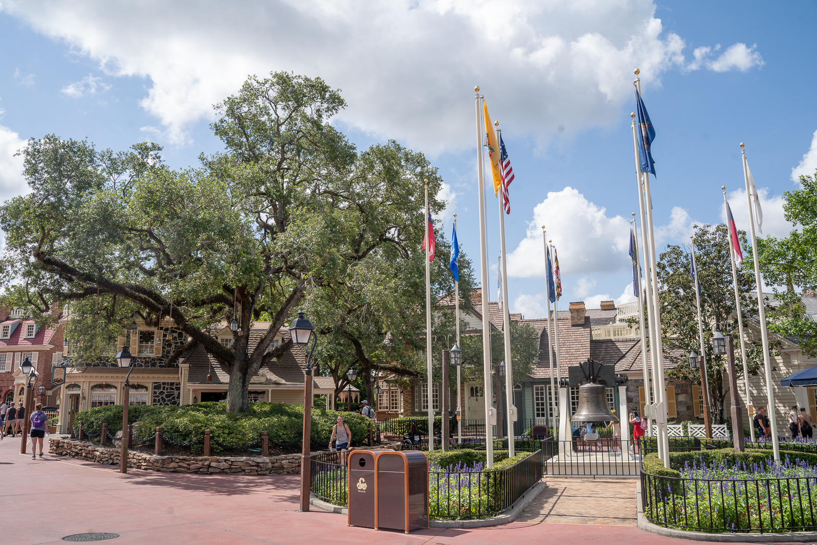 Liberty Square in Magic Kingdom: Liberty Tree and Liberty Bell