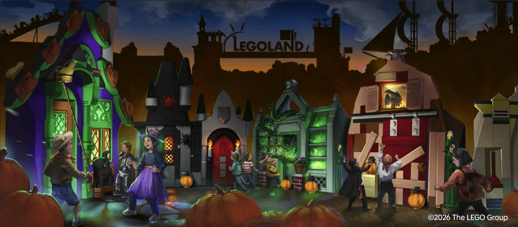 Rendering_Brick or Treat Street at LEGOLAND Florida Resort