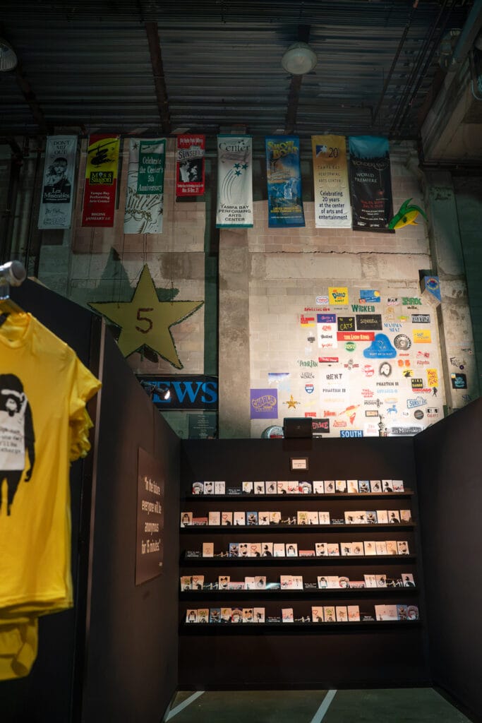 Banksy at the Straz Center backstage gift shop