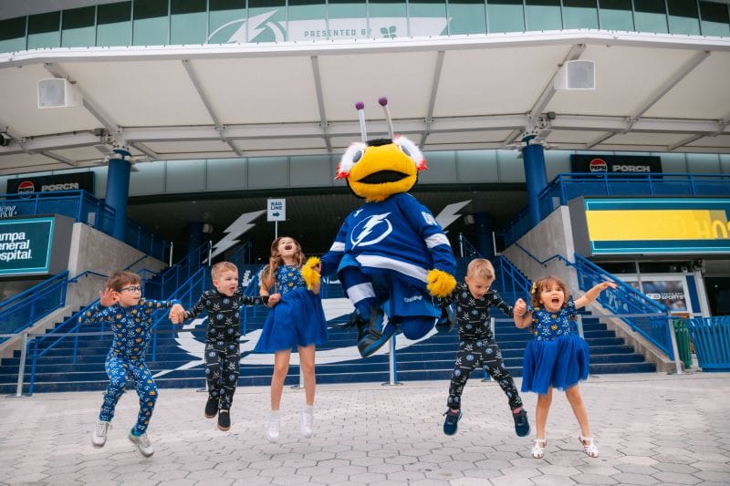 Thunderbug and children in Emerson and Friends