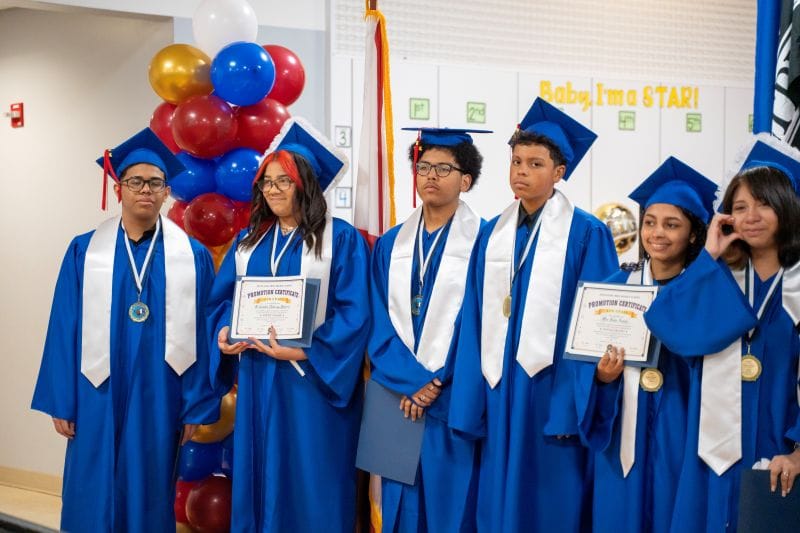 The k-8 Advantage with Excelsior Prep graduating students