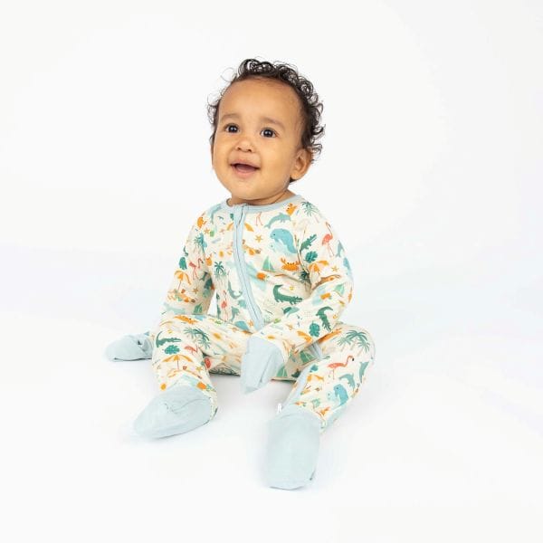 Emerson and Friends lifestyle image baby in clothes.