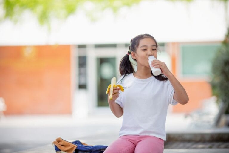 FL Dairy Farmers girl drinking Milk