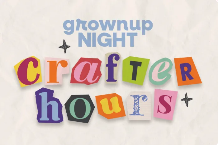 Glazer Children's Museum adult craft night