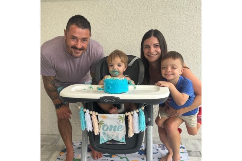 Bubbez founder Michael Braglia and his family