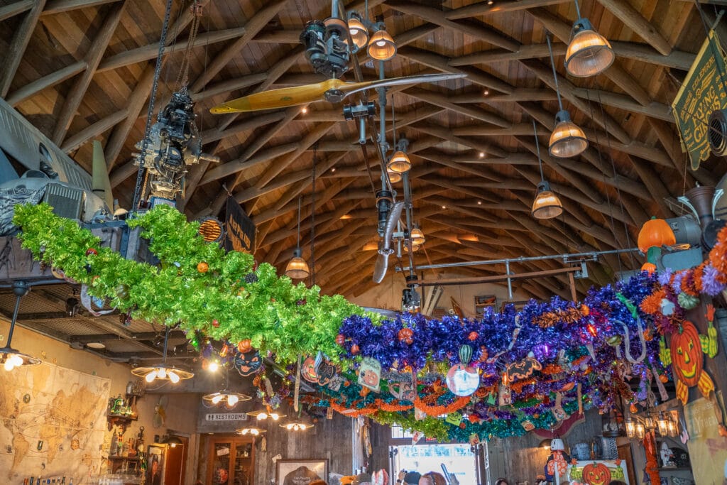 Jock Lindsey's Hangar Bar Halloween Overlay at Disney Springs