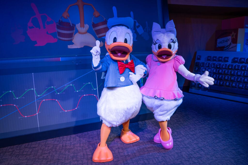 The Magic of Disney Animation Donald and Daisy at Off the Page