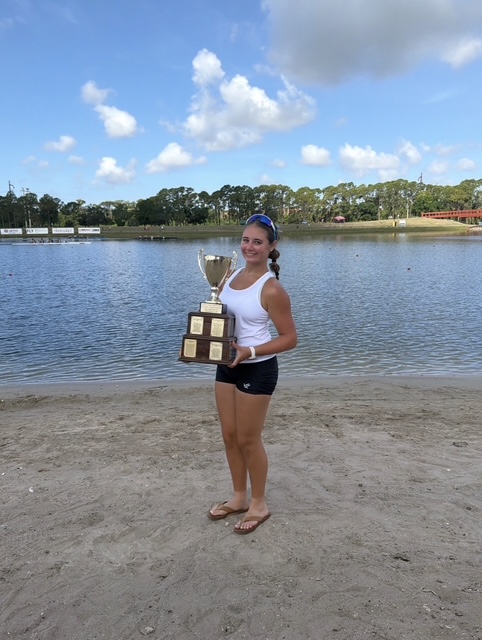 Isabella Gagliardi rowing