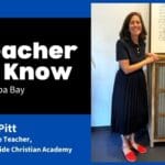 Mrs. Kelli Pitt of Countryside Christian is our October Teacher to Know